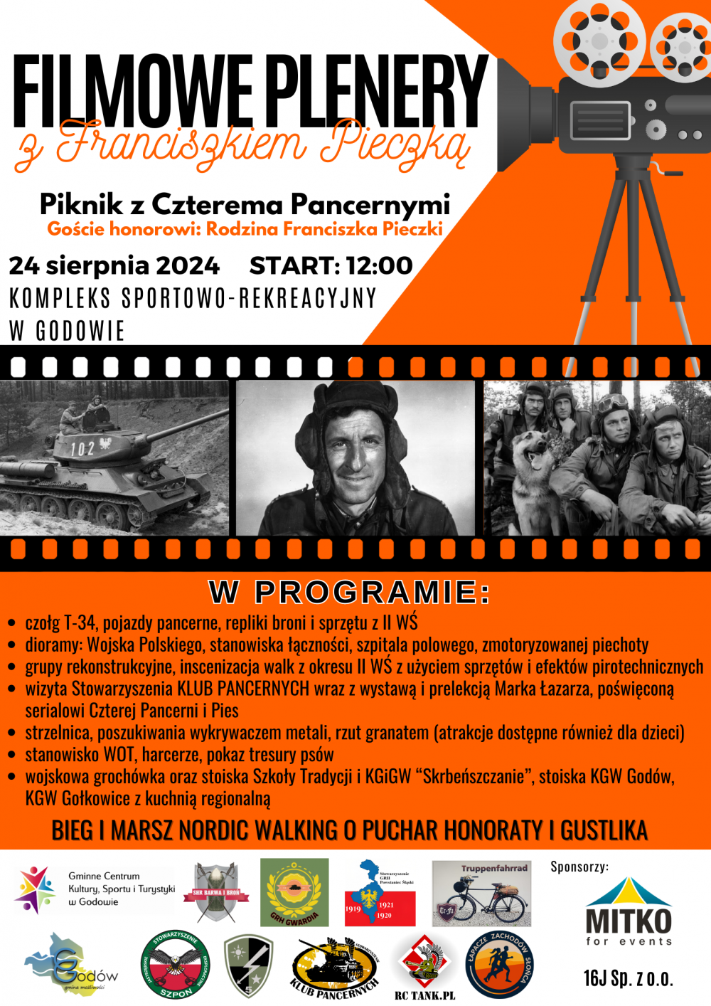 Filmowe Plenery z Franciszkiem Pieczką - plakat